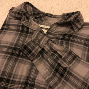American Eagle Ahh-mazingly soft gray flannel